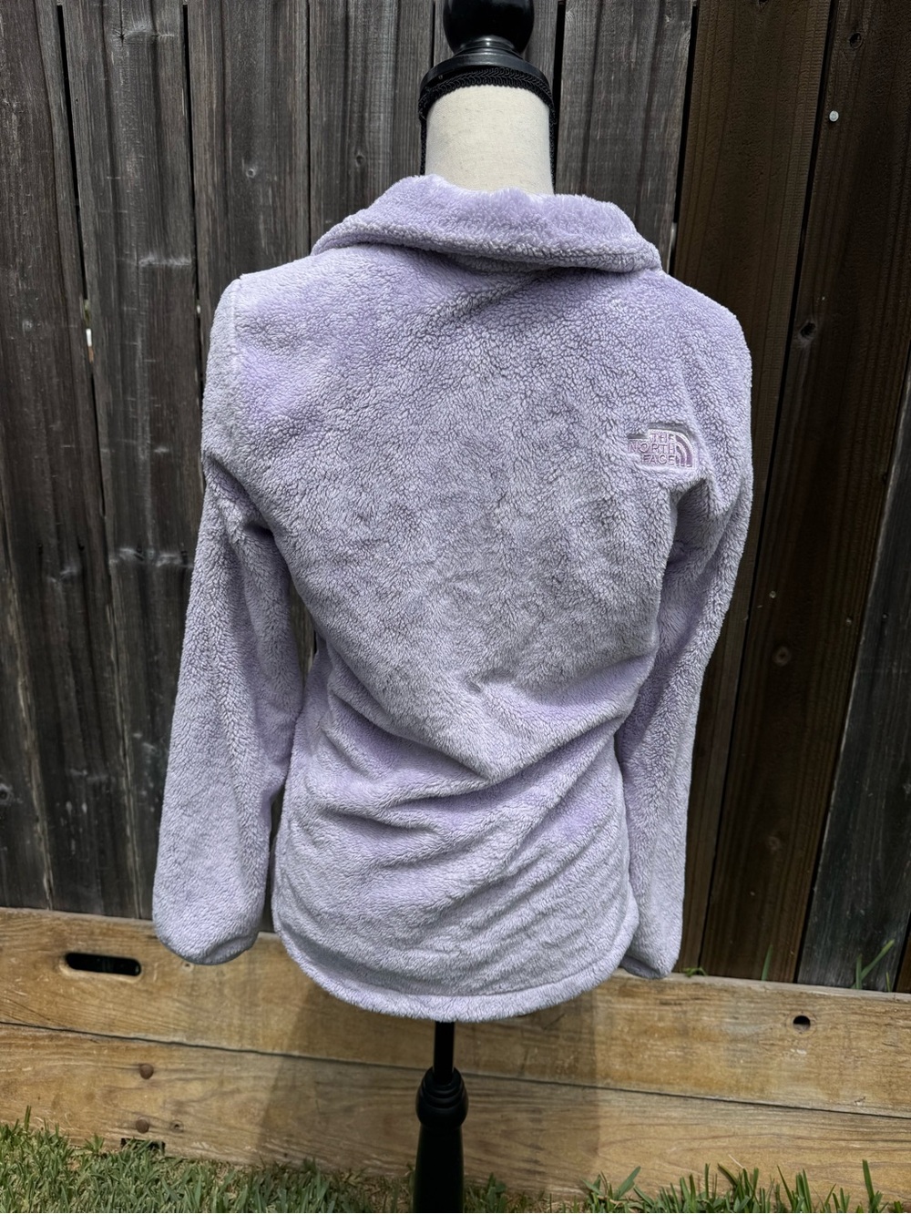 The North Face Osito Light Purple Fleece Quarter-Zip - Picture 5 of 6